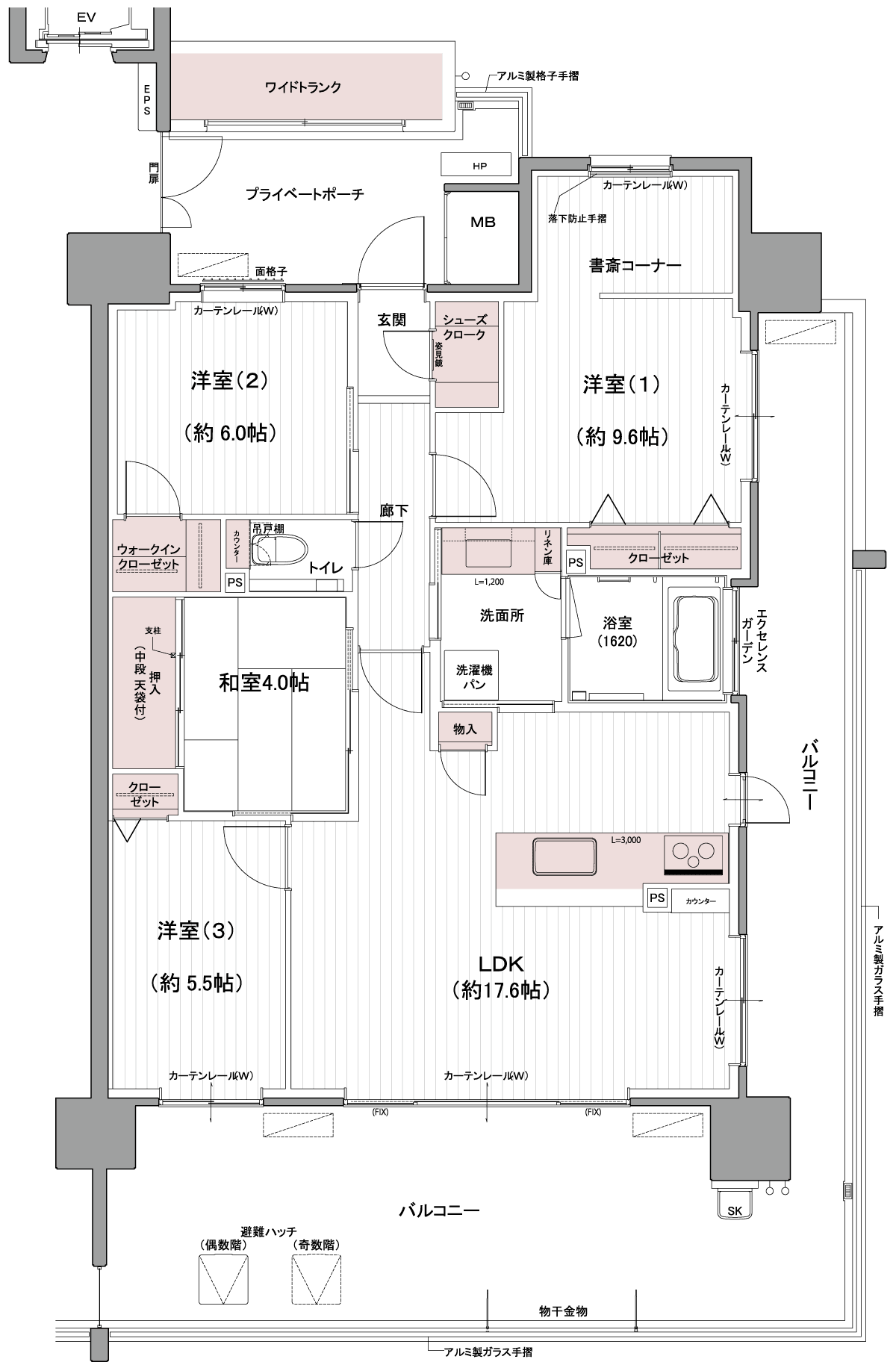 Fタイプ間取り図