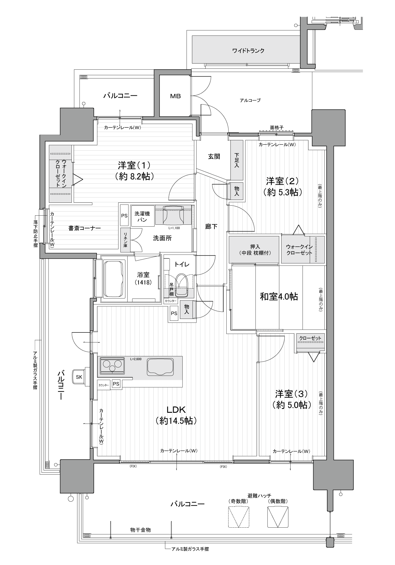 Eタイプ間取り図