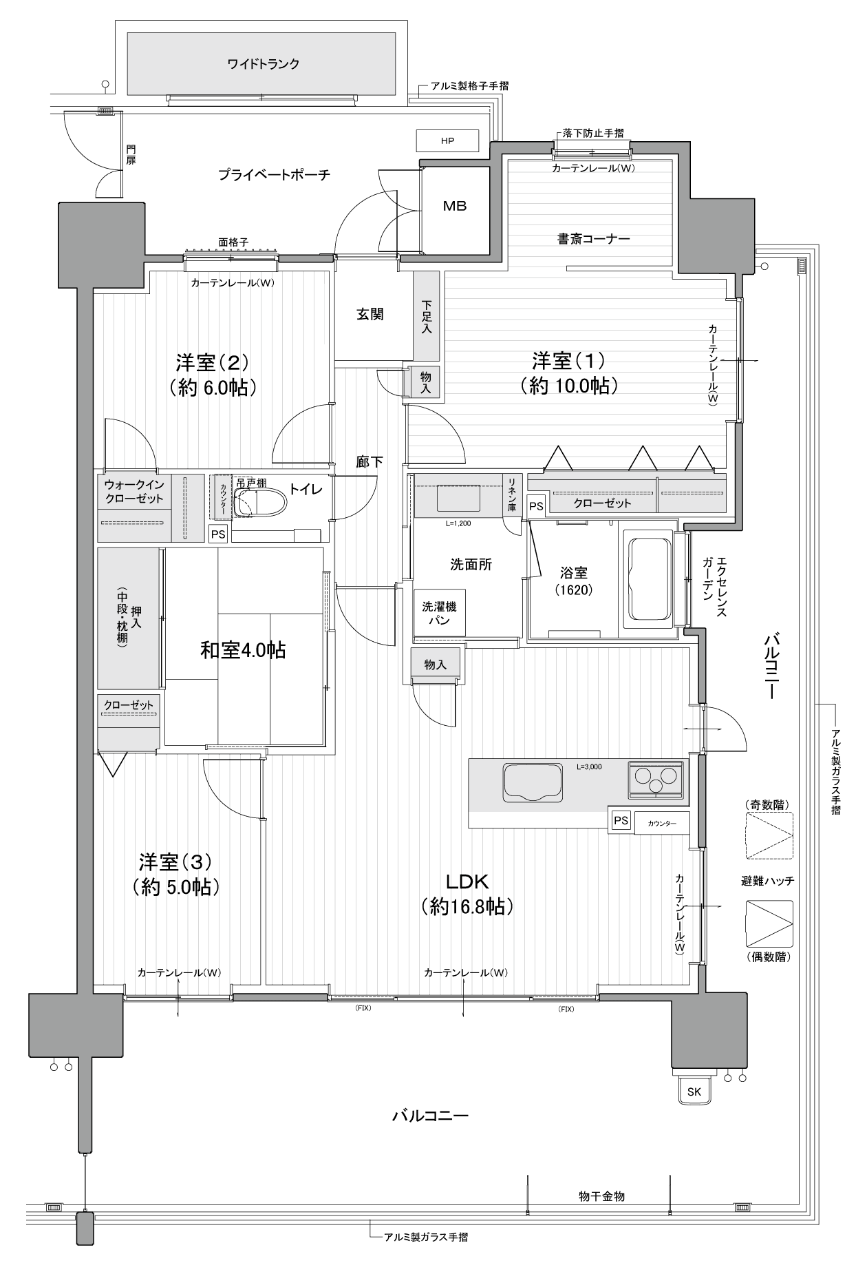 Eタイプ間取り図