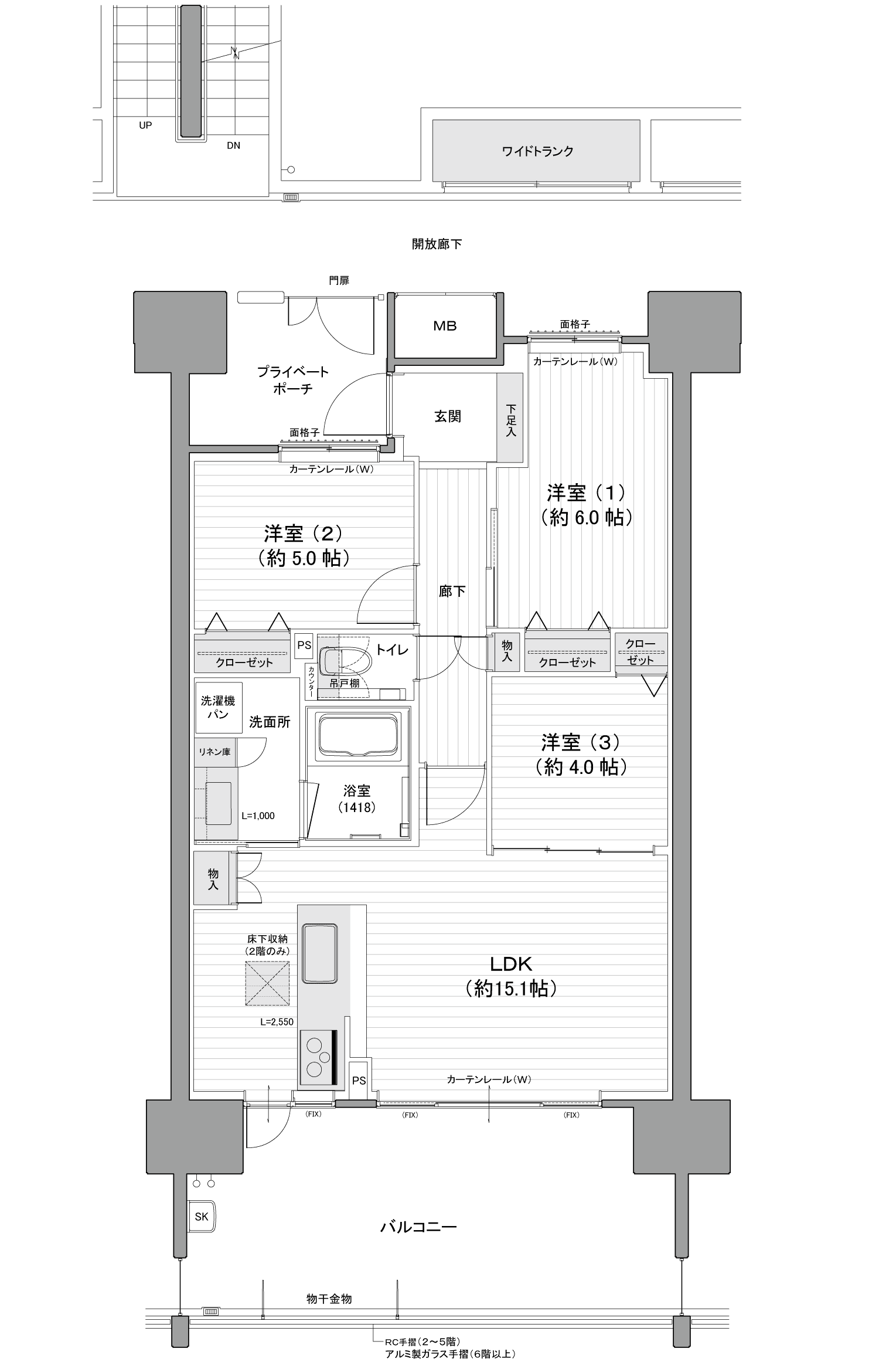 Bタイプ間取り図