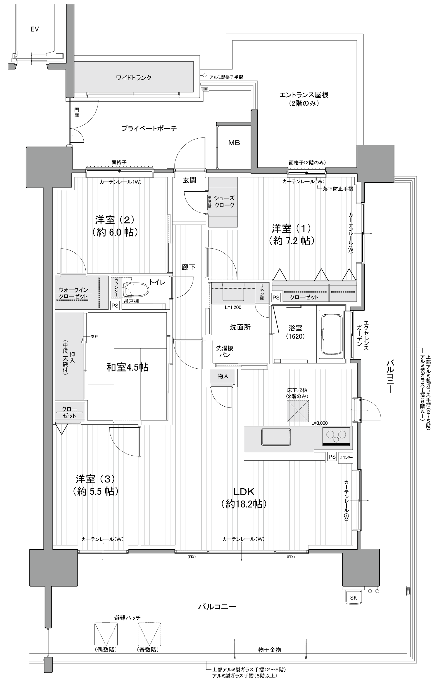 Eタイプ間取り図