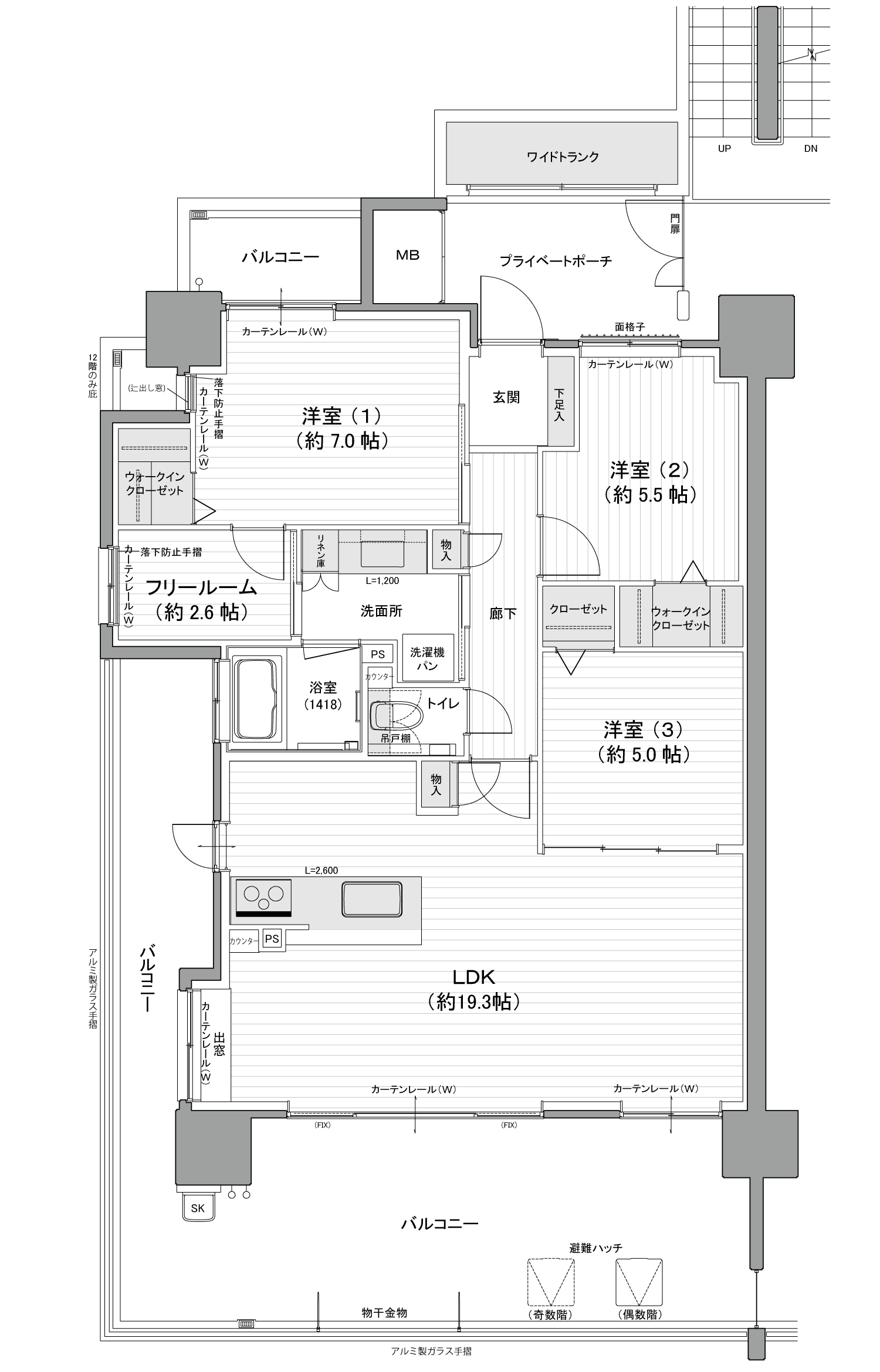 Fタイプ間取り図